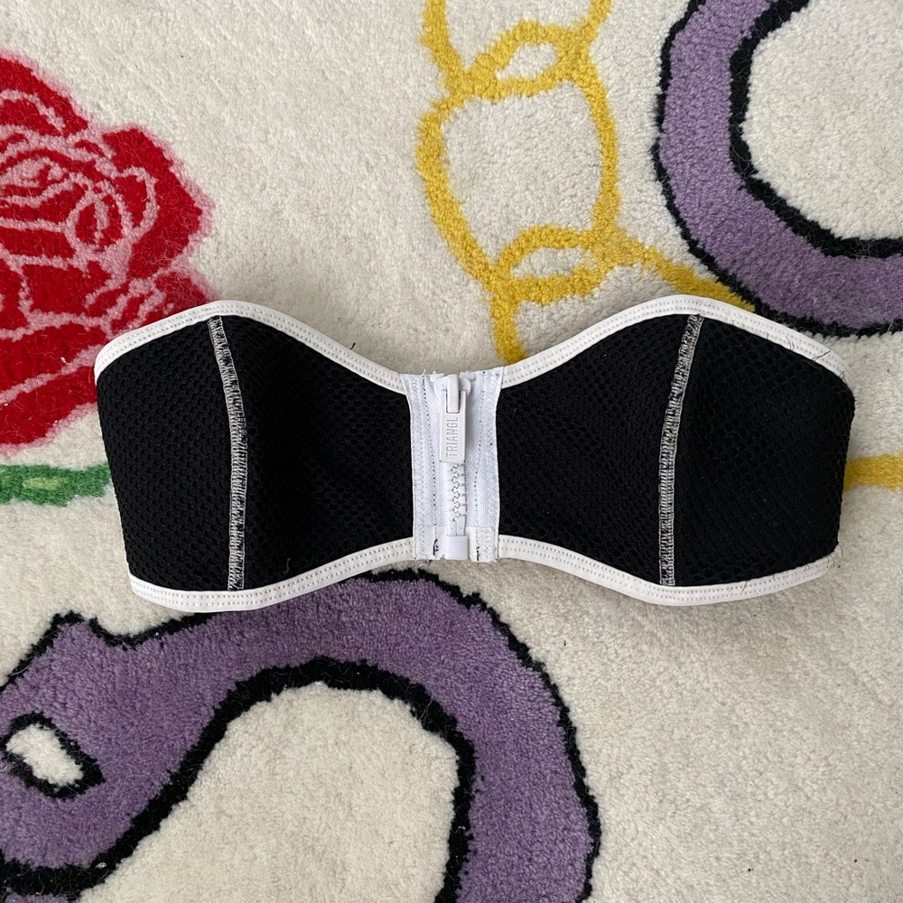 Triangl bandeau bathing suit top
